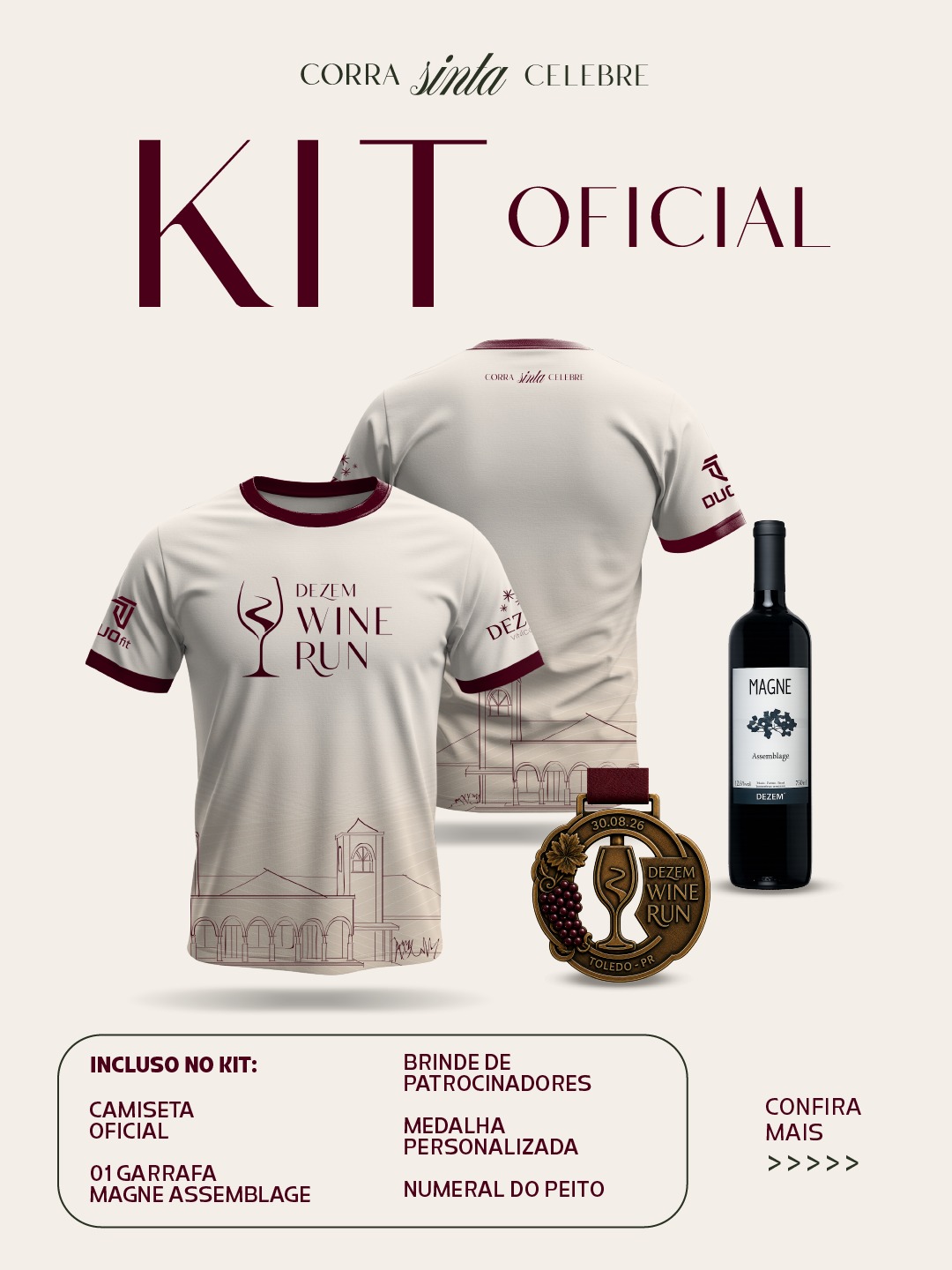 Banner do evento DEZEM WINE RUN